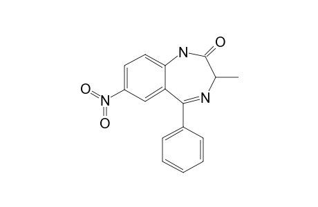 1H-1,4-Benzodiazepin-2(3H)-one, 3-methyl-5-phenyl-7-nitro-