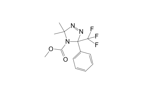3,3-Dimethyl-5-phenyl-5-(trifluoromethyl)-1,2,4-triazole-4-carboxylic acid methyl ester