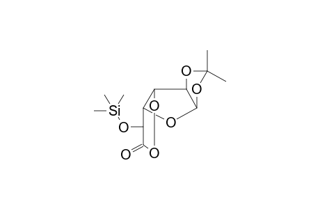 1,2-O-ISOPROPYLIDEN-5-O-TRIMETHYLSILYL-D-GLUCOFURANURONO-6,3-LACTONE