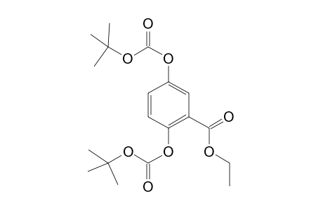 2,5-Bis-tert-butoxycarbonyloxy-benzoic acid ethyl ester