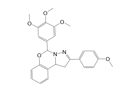 2-(4-methoxyphenyl)-5-(3,4,5-trimethoxyphenyl)-1,10b-dihydropyrazolo[1,5-c][1,3]benzoxazine