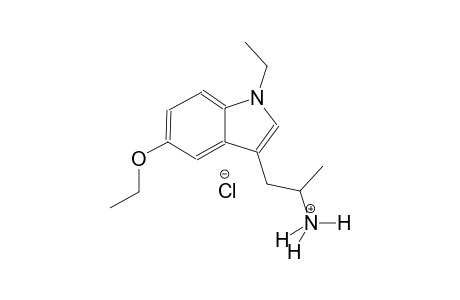 1H-indole-3-ethanaminium, 5-ethoxy-1-ethyl-alpha-methyl-, chloride