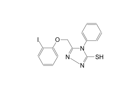 4H-1,2,4-triazole-3-thiol, 5-[(2-iodophenoxy)methyl]-4-phenyl-