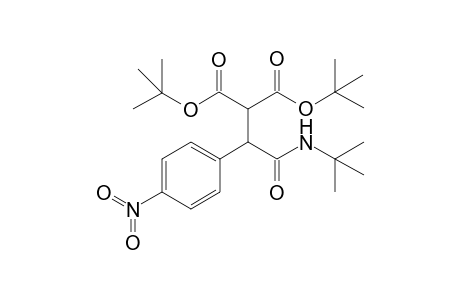 Di-tert-butyl 2-[1-p-nitrophenyl-2-(tert-butylamino)-2-oxoethyl]malonata