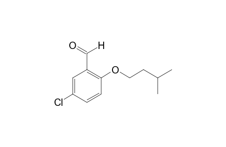 Benzaldehyde, 5-chloro-2-(3-methylbutyloxy)