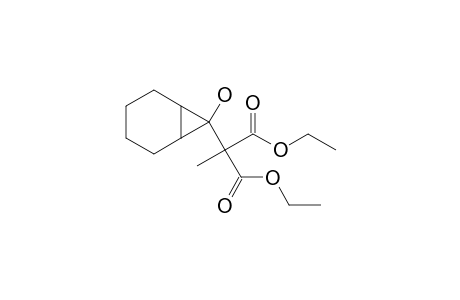 7-(1,1-Bis(ethoxycarbonyl)ethyl)bicyclo(4.1.0)heptan-7-ol