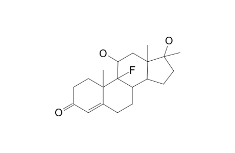 11-.beta.,17-.beta.-Dihydroxy-9-.alpha.-fluoro-17-.alpha.-methyl-4-androster-3-one