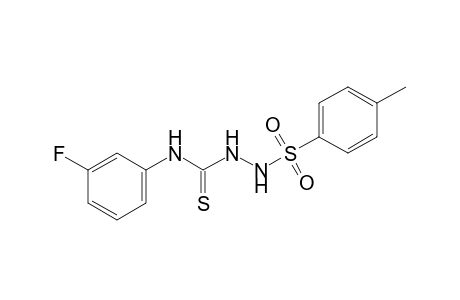 4-(m-fluorophenyl)-1-(p-tolylsulfonyl)-3-thiosemicarbazide