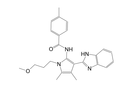 benzamide, N-[3-(1H-benzimidazol-2-yl)-1-(3-methoxypropyl)-4,5-dimethyl-1H-pyrrol-2-yl]-4-methyl-