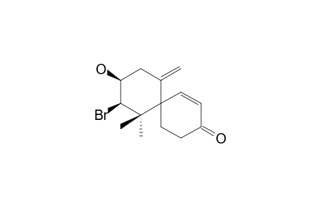 (2R,3S)-2-bromo-3-hydroxy-1,1-dimethyl-5-methylidenespiro[5.5]undec-10-en-9-one