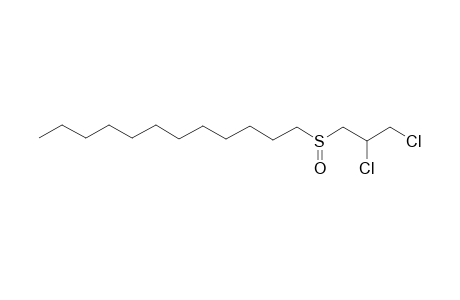 dodecane, 1-[(2,3-dichloropropyl)sulfinyl]-