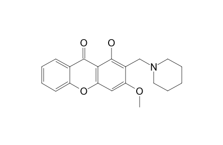 1-HYDROXY-3-METHOXY-2-(PIPERIDIN-1-YL-METHYL)-9H-XANTHEN-9-ONE