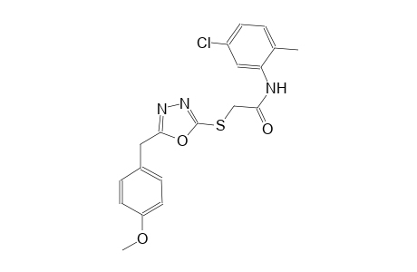 N-(5-chloro-2-methylphenyl)-2-{[5-(4-methoxybenzyl)-1,3,4-oxadiazol-2-yl]sulfanyl}acetamide