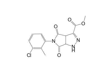 pyrrolo[3,4-c]pyrazole-3-carboxylic acid, 5-(3-chloro-2-methylphenyl)-1,3a,4,5,6,6a-hexahydro-4,6-dioxo-, methyl ester