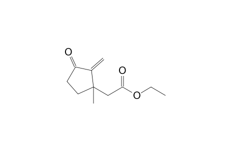 2-(1-Methyl-2-methylene-3-oxocyclopentyl)acetic acid ethyl ester