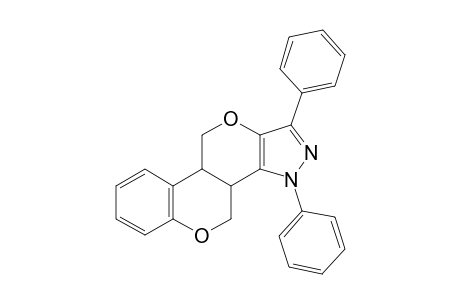 (5aRS,11bSR)-3,5a,6,11b-tetrahydro-1,3-diphenyl-5H-[1]benzopyrano[4',3':4,5]pyrano[2,3-c]pyrazole