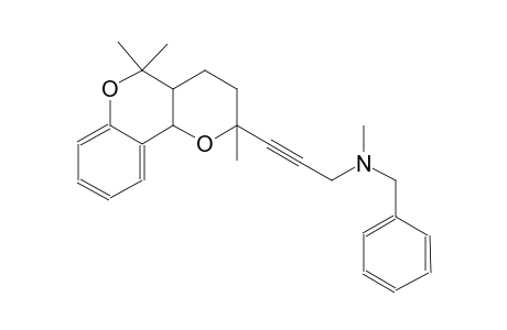 N-benzyl-N-methyl-3-(2,5,5-trimethyl-3,4,4a,10b-tetrahydro-2H,5H-pyrano[3,2-c]chromen-2-yl)-2-propyn-1-amine