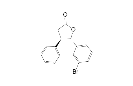 trans-5-(3-Bromophenyl)-4-phenyltetrahydrofuran-2-one