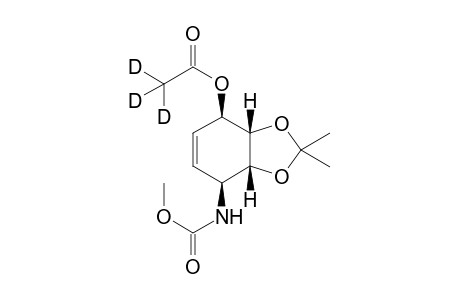 [(3aS,4R,7S,7aR)-7-(methoxycarbonylamino)-2,2-dimethyl-3a,4,7,7a-tetrahydro-1,3-benzodioxol-4-yl] 2,2,2-trideuterioacetate