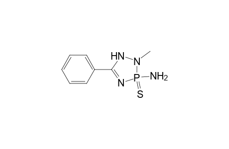 3H-1,2,4,3-Triazaphosphol-3-amine, 1,2-dihydro-2-methyl-5-phenyl-, 3-sulfide