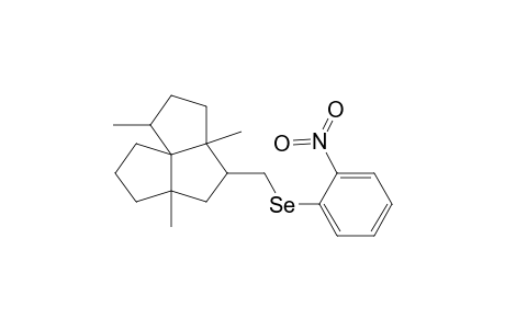 Cyclopenta[c]pentalene, decahydro-1,3a,5a-trimethyl-4-[[(2-nitrophenyl)seleno]methyl]-