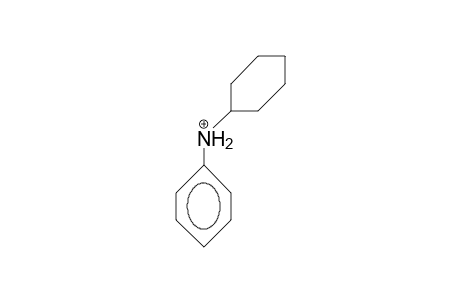 N-Cyclohexyl-anilinium cation