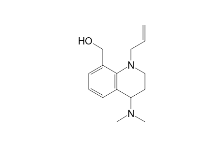 N-Allyl-4-dimethylamino-8-hydroxymethyl-1,2,3,4-tetrahydroquinoline