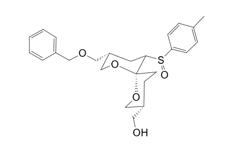 (3S,6R,9S)-3-Benzyloxymethyl-9-hydroxymethyl-5-(p-tolyl)sulfinyl-1,7-dioxazpiro[5.5]undecane