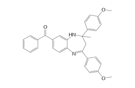 [2,4-bis(4-methoxyphenyl)-2-methyl-1,3-dihydro-1,5-benzodiazepin-8-yl]-phenyl-methanone