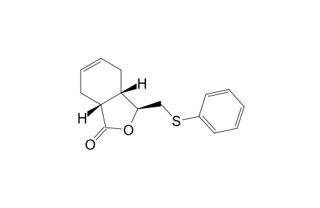 1(3H)-Isobenzofuranone, 3a,4,7,7a-tetrahydro-3-[(phenylthio)methyl]-, [3S-(3.alpha.,3a.alpha.,7a.alpha.)]-