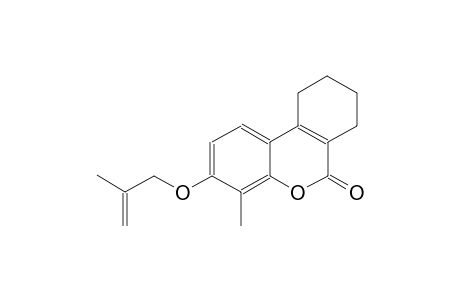 4-methyl-3-[(2-methyl-2-propenyl)oxy]-7,8,9,10-tetrahydro-6H-benzo[c]chromen-6-one