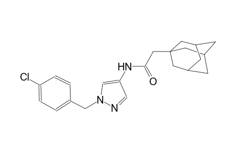 2-(1-adamantyl)-N-[1-(4-chlorobenzyl)-1H-pyrazol-4-yl]acetamide