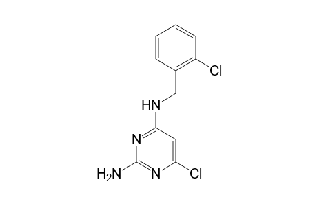 2,4-Pyrimidinediamine, 6-chloro-N4-[(2-chlorophenyl)methyl]-