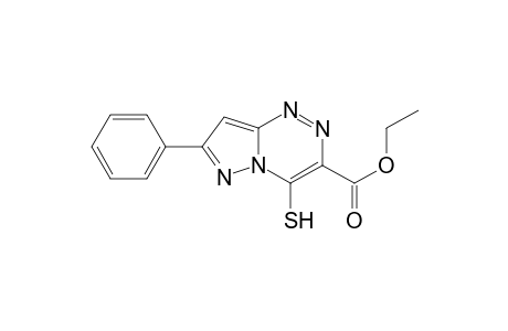Ethyl 4-mercapto-7-phenylpyrazolo[5,1-c][1,2,4]triazine-3-carboxylate