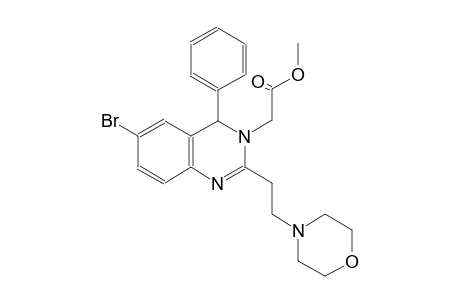methyl (6-bromo-2-[2-(4-morpholinyl)ethyl]-4-phenyl-3(4H)-quinazolinyl)acetate