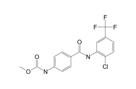 METHYL-4-[2-CHLORO-5-(TRIFLUOROMETHYL)-PHENYLCARBAMOYL]-PHENYLCARBAMATE