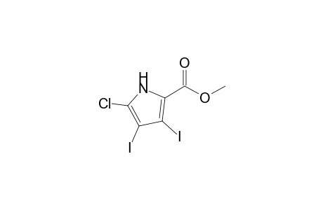 Methyl 5-chloro-3,4-diiodo-1H-pyrrole-2-carboxylate