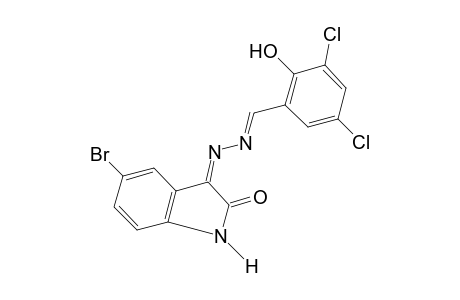 5-BROMOINDOLE-2,3-DIONE, 3-AZINE WITH 3,5-DICHLOROSALICYLALDEHYDE