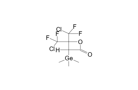 3-TRIMETHYLGERMYL-4,4-BIS(CHLORODIFLUOROMETHYL)-2-OXETANONE