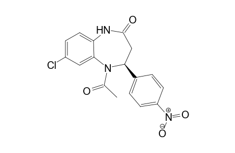 (4S)-5-Acetyl-7-chloro-4-(4-nitrophenyl)-4,5-dihydro-1H-[1,5]benzodiazepin-2(3H)-one