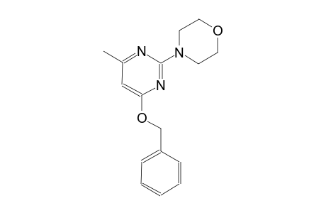 4-[4-(benzyloxy)-6-methyl-2-pyrimidinyl]morpholine