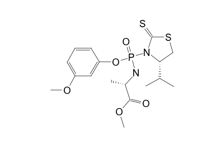 (RP)-3-METHOXYPHENYL-N-[(S)-ALANINYL]-(4-ISOPROPYLTHIAZOLIDINE-2-THIONE)-PHOSPHORODIAMIDATE