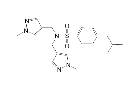 benzenesulfonamide, 4-(2-methylpropyl)-N,N-bis[(1-methyl-1H-pyrazol-4-yl)methyl]-