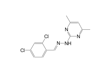 2,4-dichlorobenzaldehyde (4,6-dimethyl-2-pyrimidinyl)hydrazone
