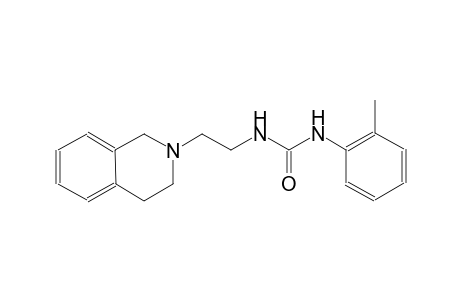 urea, N-[2-(3,4-dihydro-2(1H)-isoquinolinyl)ethyl]-N'-(2-methylphenyl)-