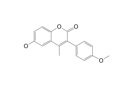 6-Hydroxy-3-(4-methoxyphenyl)-4-methylcoumarin