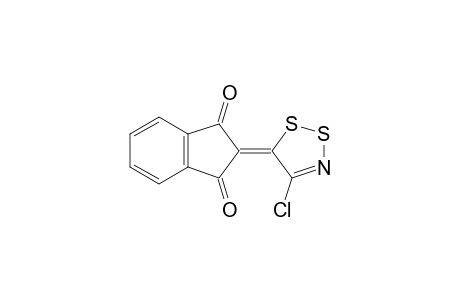2-(4-Chloro-5H-1,2,3-dithiazol-5-ylidene)indan-1,3-dione
