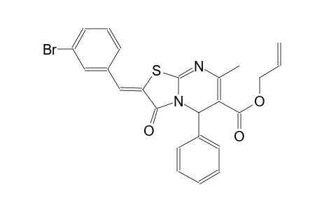 allyl (2Z)-2-(3-bromobenzylidene)-7-methyl-3-oxo-5-phenyl-2,3-dihydro-5H-[1,3]thiazolo[3,2-a]pyrimidine-6-carboxylate