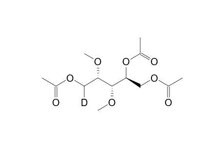 1,4,5-tri-O-acetyl-1-deuterio-2,3-di-O-methyl-L-arabinitol