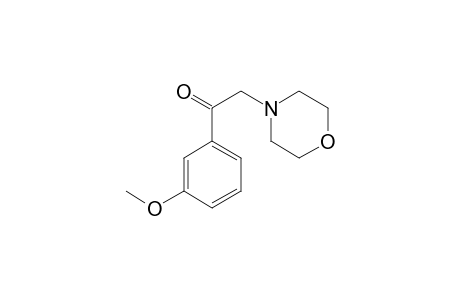 3'-Methoxy-2-(4-morpholinyl)acetophenone